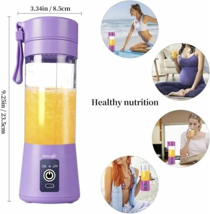 USB Rechargeable Juicer Blender 6 Blades Electric Blender Mini Portable