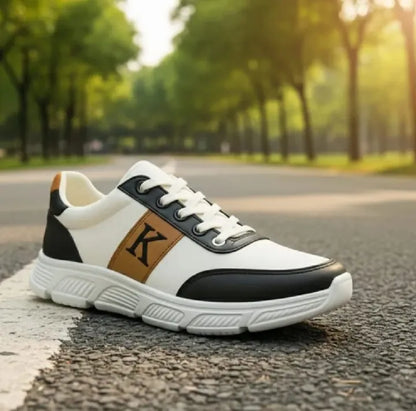 Sports Shoes for Men All Season Textured Neon Accents Woven & Braided Uppers High-Top Stylish Shoes Matte Black Black and Grey Color Available