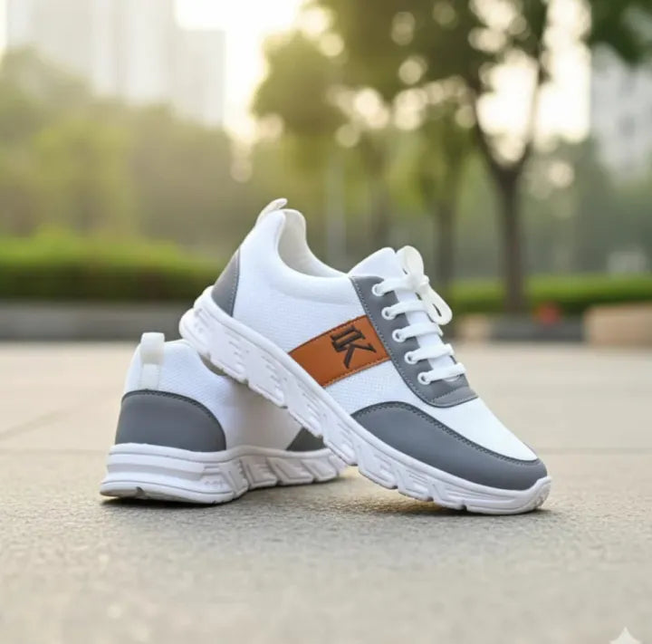 Sports Shoes for Men All Season Textured Neon Accents Woven & Braided Uppers High-Top Stylish Shoes Matte Black Black and Grey Color Available